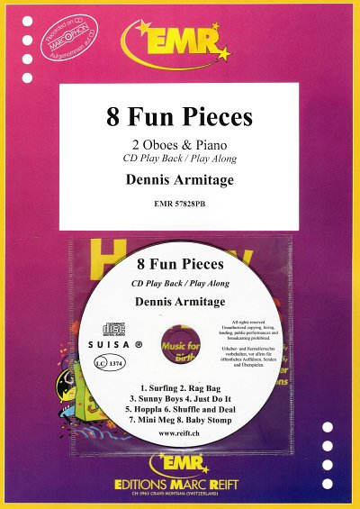 D. Armitage: 8 Fun Pieces, 2ObKlav (+CD)