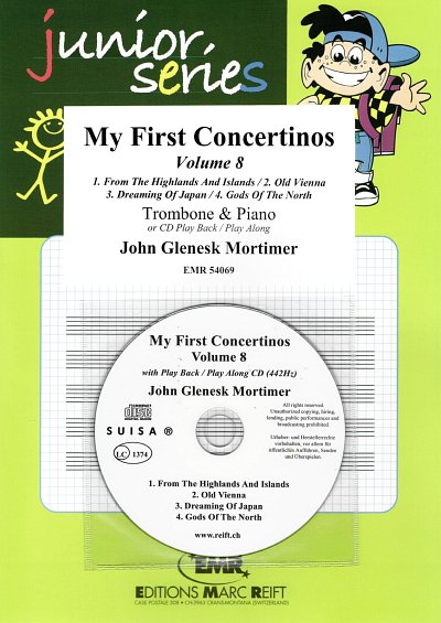 J.G. Mortimer: My First Concertinos Volume 8, PosKlav (+CD)