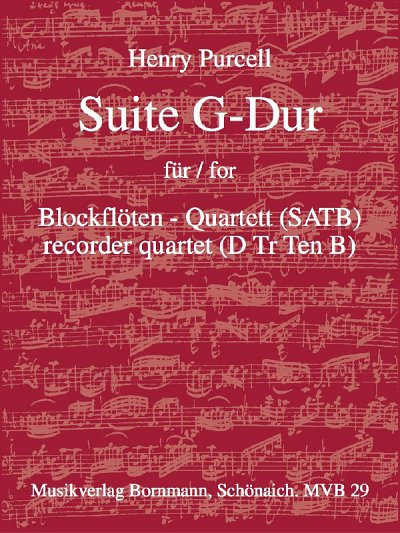 H. Purcell: Suite G-Dur, 4Blf (Part.)