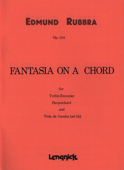 E. Rubbra: Fantasia on a Chord (Stsatz)