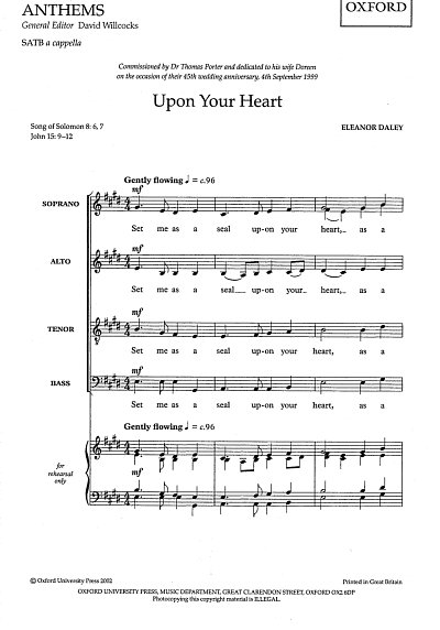 E. Daley: Upon Your Heart