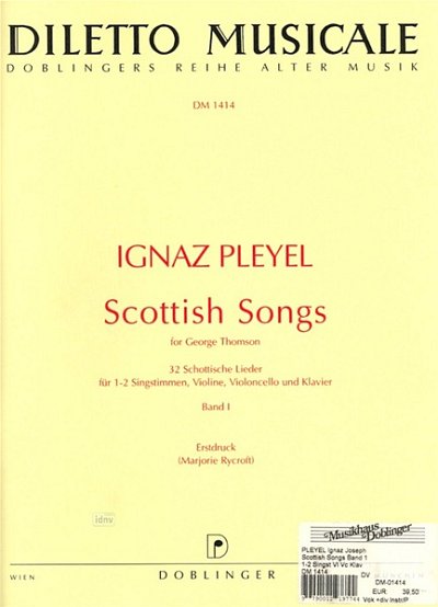 I.J. Pleyel: Scottish Songs Band 1