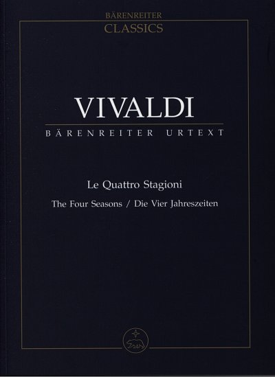 A. Vivaldi: Le Quattro Stagioni, VlStrBc (Stp)