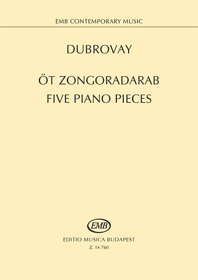 5 Klavierstücke, Klav