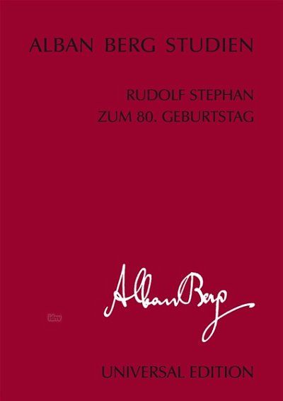 A. Berg: Rudolf Stephan zum 80. Geburtstag (Bu)