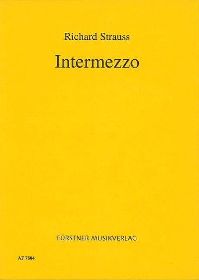 R. Strauss: Intermezzo