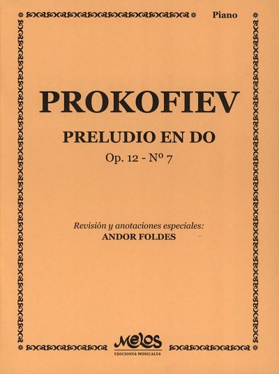 S. Prokofjew: Preludio En Do Op.12 Nr 7