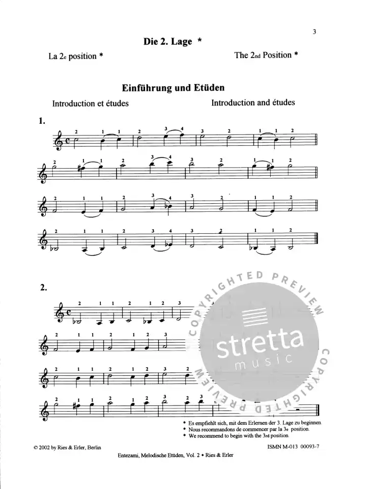 R. Entezami: Melodische Etüden 2, Viol (1)