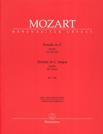 AQ: W.A. Mozart: Sonate in C KV 545 , Klav (B-Ware)