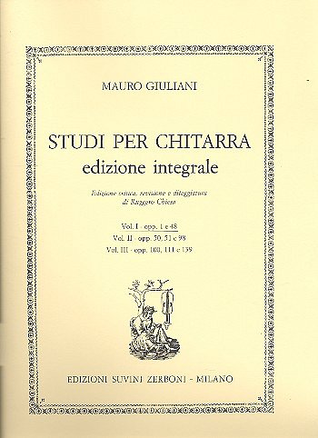 M. Giuliani: Studi per chitarra Ed.Integrale Vol. 1, Git