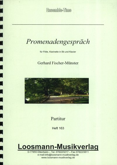 G. Fischer-Muenster: Promenadengespraech, FlKlarKlav (OStsat
