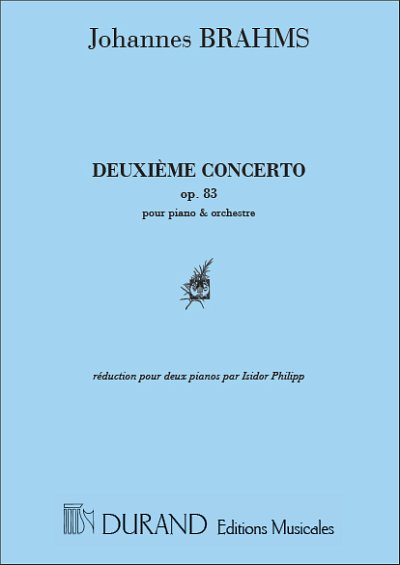 J. Brahms: Concerto N2 Op 83 Piano Et 2Piano Pour L'Or, Klav