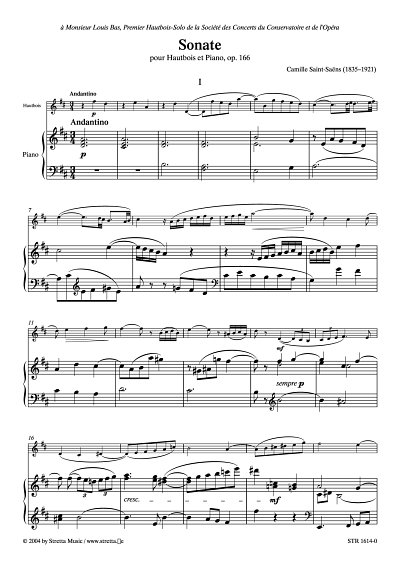 DL: C. Saint-Saens: Sonate op. 166