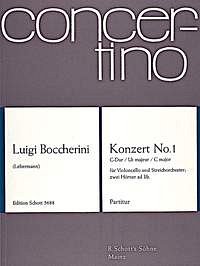 L. Boccherini: Konzert No. 1 C-Dur G 477  (Part.)