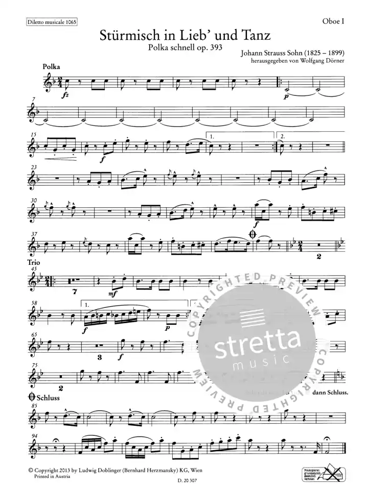 J. Strauss (Sohn): Stuermisch In Lieb' Und Tanz Op 393 Dilet (3)