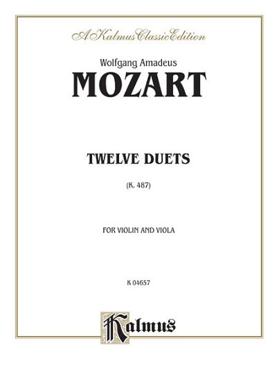 W.A. Mozart: Twelve Duets, K. 487 (Bu)