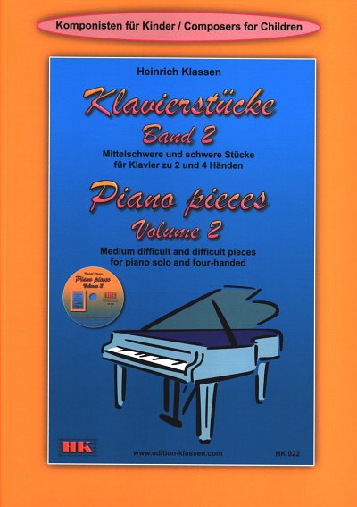H. Klassen: Klavierstücke 2, Klav2/4m (+CD)
