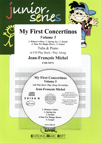 J. Michel: My First Concertinos Volume 5, TbKlav (+CD)
