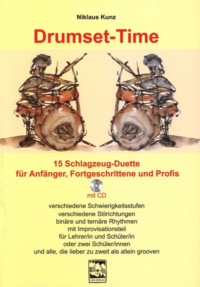 N. Kunz: Drumset-Time, 2 Drset (SpPa+CD)