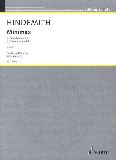 P. Hindemith: Minimax, 4Sax (Pa+St)