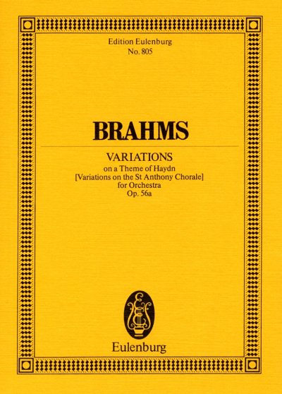 J. Brahms: Variationen Op 56a Ueber Ein Haydn Thema Eulenbur
