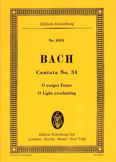 J.S. Bach: Kantate Nr. 34 