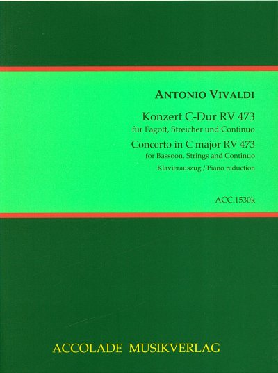 A. Vivaldi: Konzert Nr. 9 RV 473 C-Dur, FagKlav (KASt)