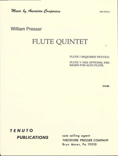 W. Presser: Flute Quintet