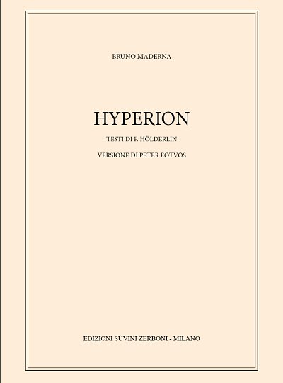 B. Maderna: Hyperion (Part.)