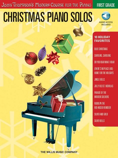 Christmas Piano Solos First Grade, Klav (+OnlAudio)