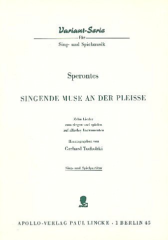 Sperontes: Singende Muse An Der Pleisse