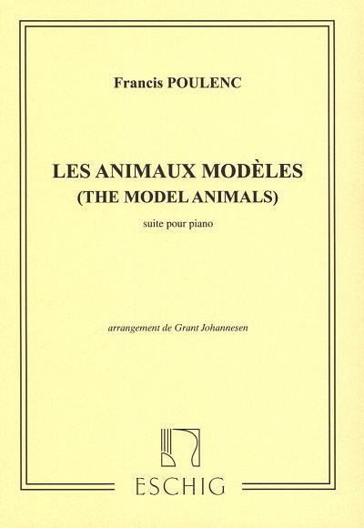 F. Poulenc: Les Animaux Modèles, Klav