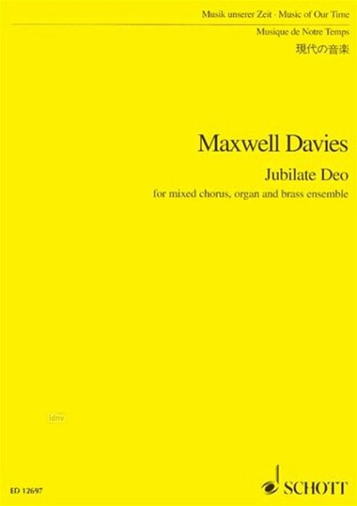 P. Maxwell Davies: Jubilate Deo  (Stp)