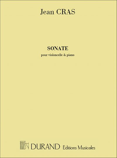 J. Cras: Sonate Violoncelle-Piano  (Part.)