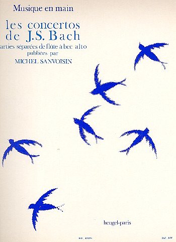 J.S. Bach: Recorder Solo Parts from Bach's Concertos (Part.)