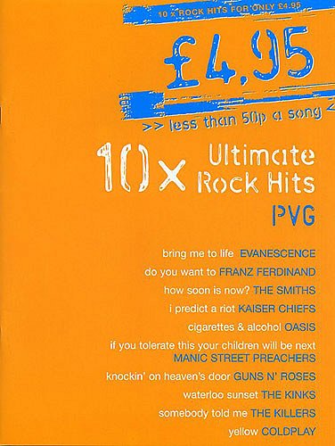 4. 95 - 10 Ultimate Rock Hits Pvg Book