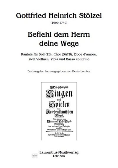 G.H. Stölzel: Befiehl dem Herrn deine W, 2GesGchOrch (Part.)