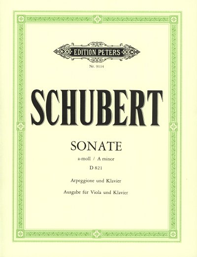F. Schubert: Sonate für Arpeggione und Kla, VaKlv (KlavpaSt)