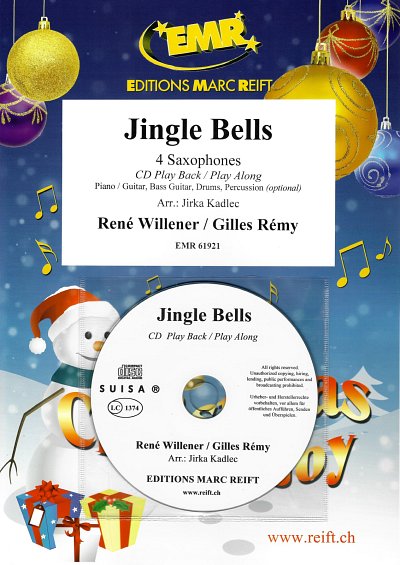 R. Willener: Jingle Bells, 4Sax (+CD)