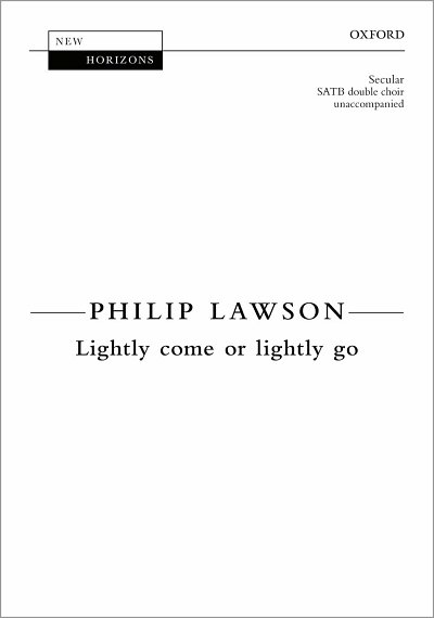 P. Lawson: Lightly come or lightly go (Chpa)