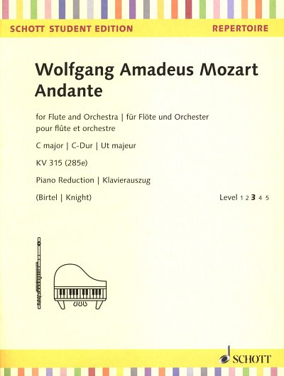 W.A. Mozart: Andante KV 315 (285e), FlKlav (KASt)