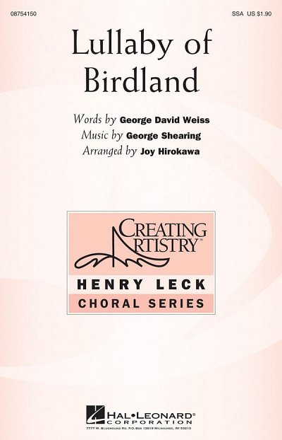 G. Shearing: Lullaby of Birdland, FchKlav (Chpa)