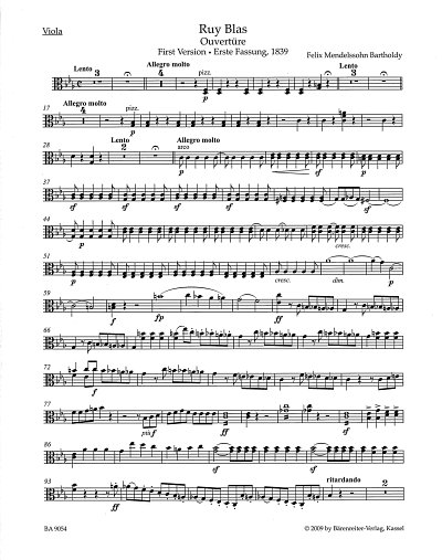 F. Mendelssohn Bartholdy: Ruy Blas - Ouvertuere Op 95