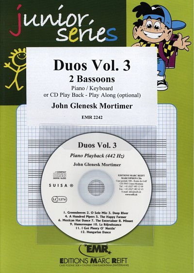 J.G. Mortimer: Duos Vol. 3, 2Fag (+CD)