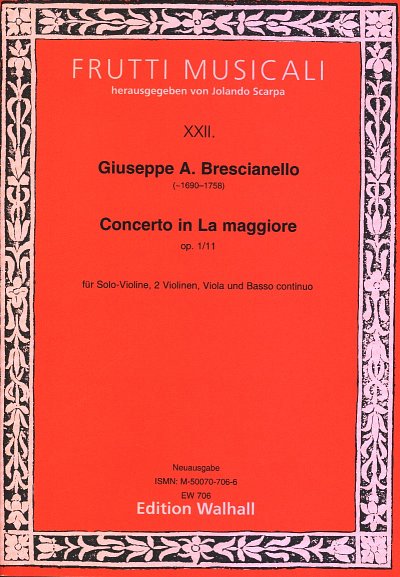 G.A. Brescianello: Konzert a-Moll op.1,11