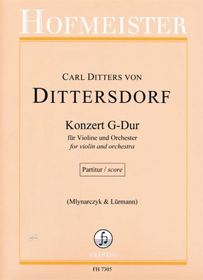 C. Ditters v. Ditter: Konzert G-Dur (Part.)