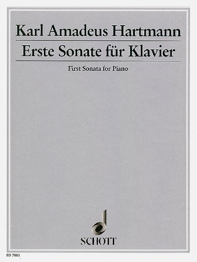 K.A. Hartmann: Erste Sonate für Klavier , Klav