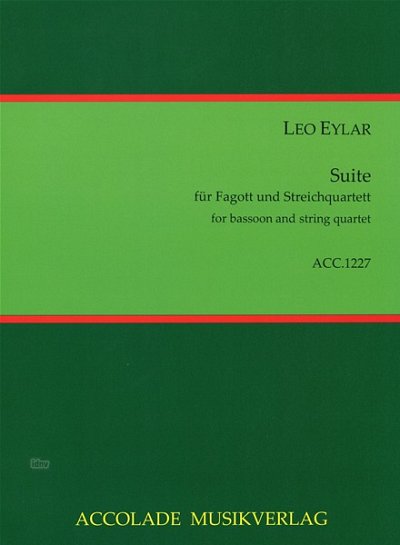 L. Eylar: Suite fuer Fagott und Streichquartett, Hob4Str