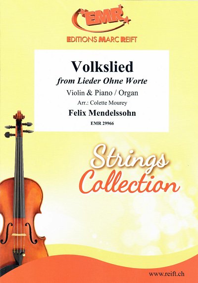 DL: F. Mendelssohn Barth: Volkslied, VlKlv/Org