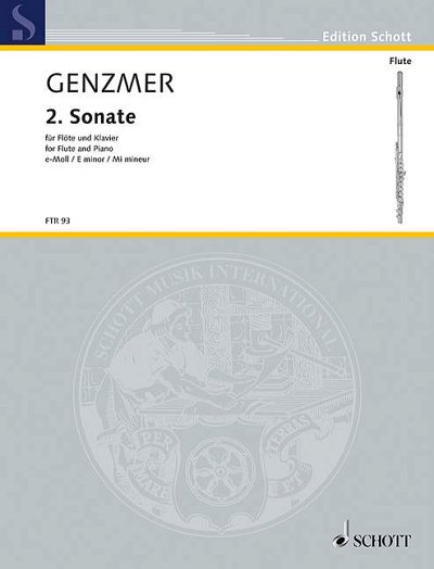 DL: H. Genzmer: 2. Sonate e-Moll, FlKlav